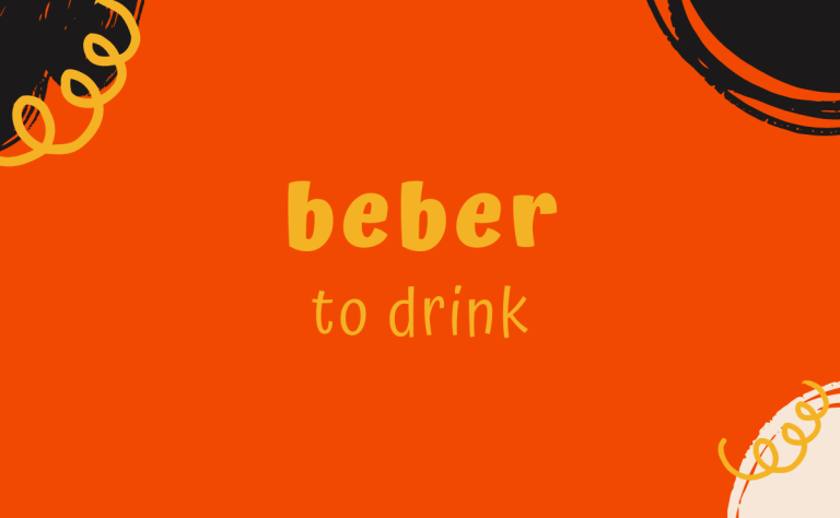 Beber Conjugation - Spanish Verbs - Habloco