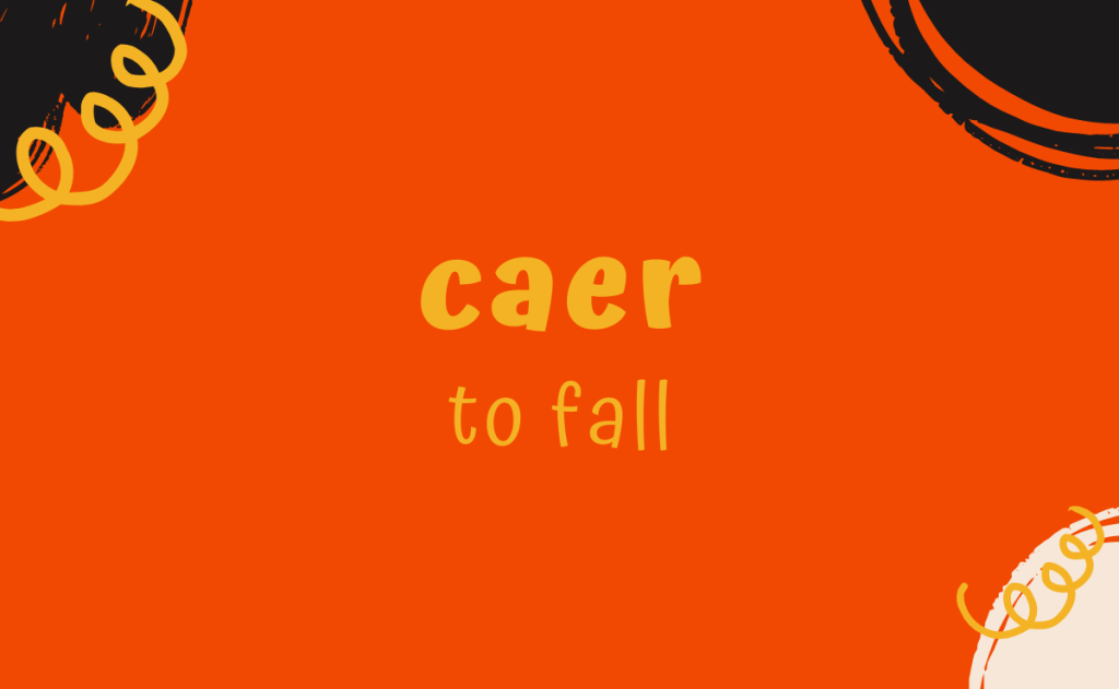 Caer Conjugation - Spanish Verbs - Habloco