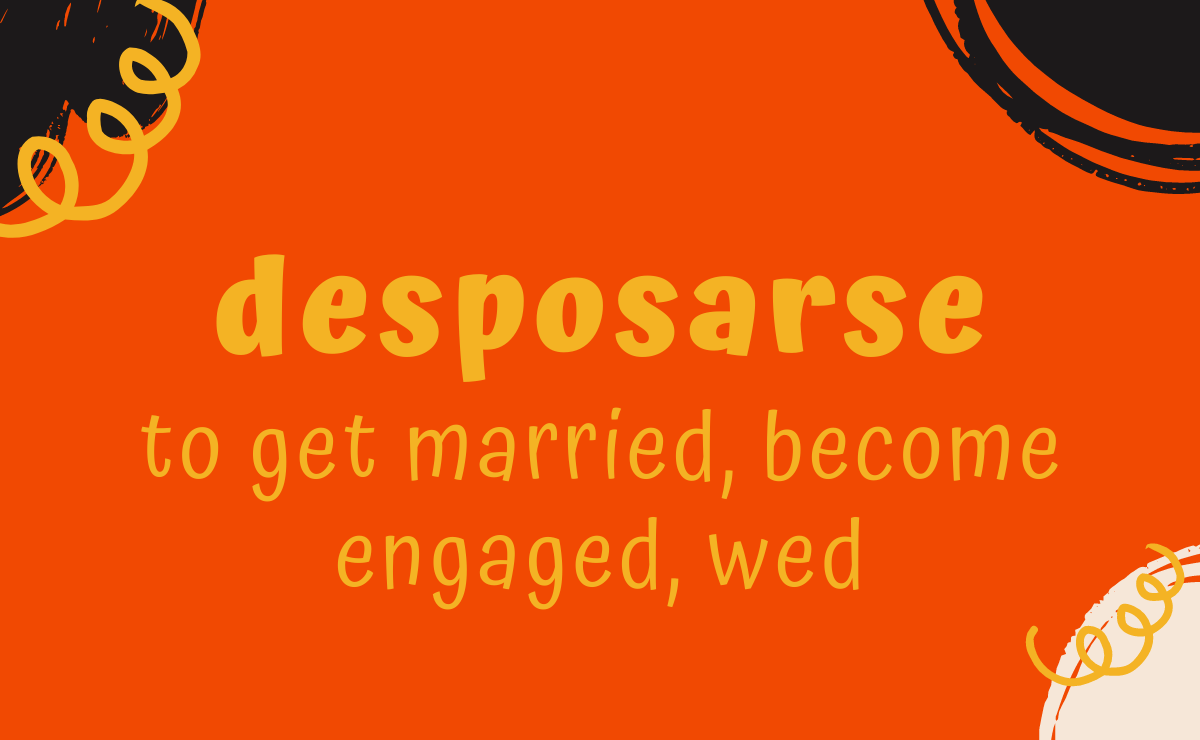 Desposarse conjugation - to get married