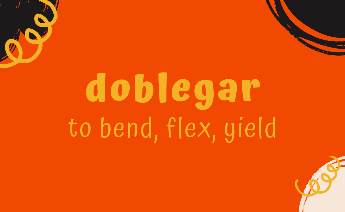 Doblegar conjugation - to bend