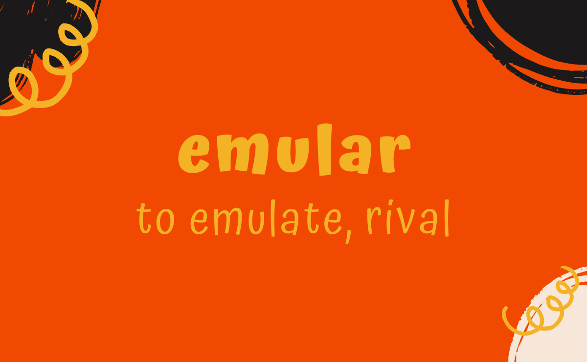 Emular conjugation - to emulate